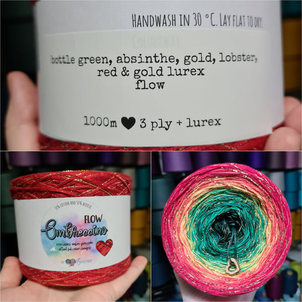 Outlet 1000m 3ply, flow, everything ok