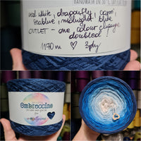 Outlet 1170m 3ply, Ombreccino, one colour change doubled
