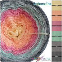Ombreccino vanilla, bouquet, blush, pistachio, stone, medium grey