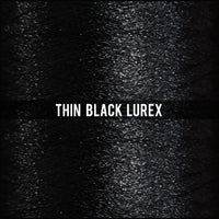 addition of thin black lurex thread