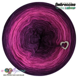 1370m, 4 ply, OMIR-01 Ombreccino mirror / vino, blackberry, hot pink, fuchsia, hot pink, blackberry, vino