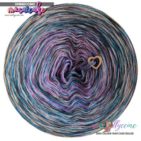 Mosaicake Mini 6 ply light petrol,
dirty pink, anthracite; crocus, light grey, creme; amethyst, stone, beige; lilac, medium grey, mud