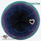 OC-001 Ombreccino classic / black, shadow, midnight blue, lupine, opal