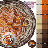 250m, 6 ply, Ombreccino doppio, Evergreen Mint Pop, Lollicakes, NON-EDIBLES