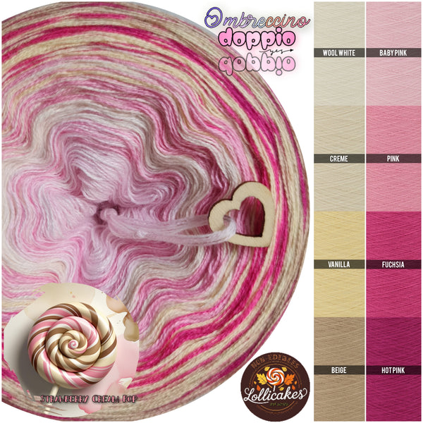 Strawberry Cream Pop, Lollicakes, NON-EDIBLES