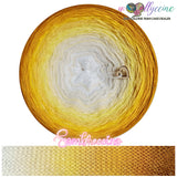 SC-02 Sombreccino / wool white, creme, vanilla, lemon, gold, sun, kurkuma, curry
