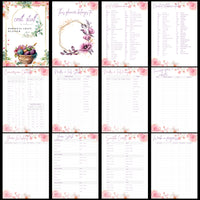 PinkPlanner. My personal craft planner, jpg, png, pdf files downloadable, printable.