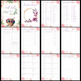 PinkPlanner. My personal craft planner, jpg, png, pdf files downloadable, printable.