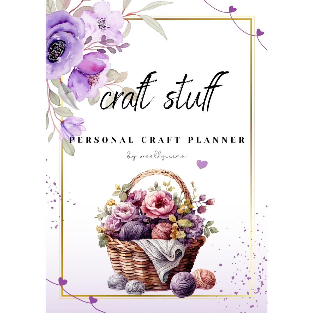 PurplePlanner. My personal craft planner, jpg, png, pdf files download ...