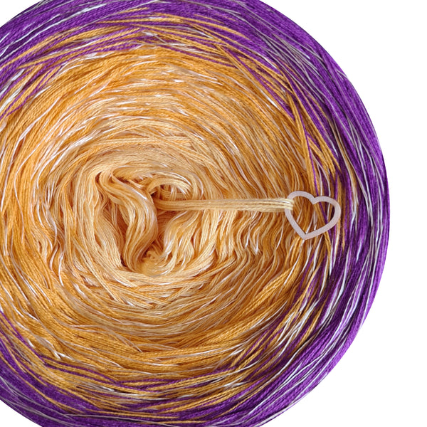 Ombreccino gold, kurkuma, thistle + gold viscose