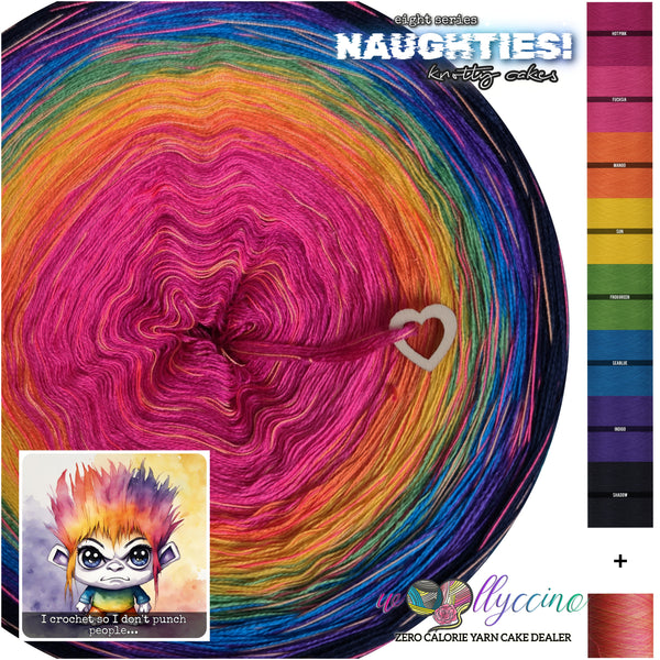 I crochet so I don't punch people...  Naughties! Limited