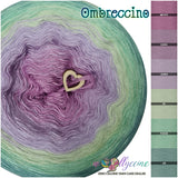 OC-297 Ombreccino classic / amethyst, heather, lavender, pea, pistachio, jade