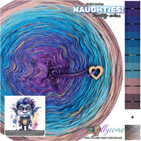 I speak fluent crochet, what's your superpower?  Naughties! Limited