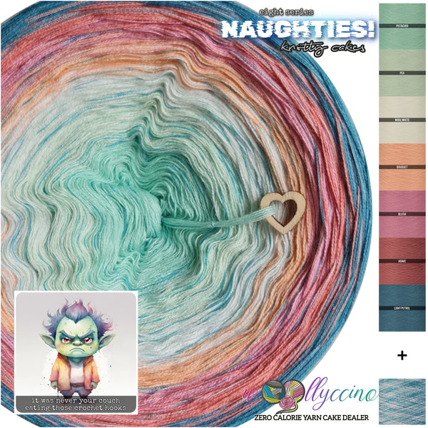 it was never your couch eating those crochet hooks, Naughties! Limited