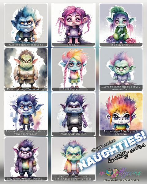 I'm not grumpy! I'm counting! Naughties! Limited – Woollyccino