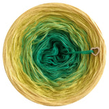 Ombreccino abs!nthe, frog green, lime, gold