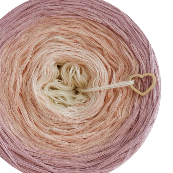 Ombreccino creme, peach, dirty pink /Summer Collection