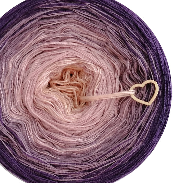 Ombreccino peach, dirty pink, violet, purple /Summer Collection