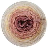 Ombreccino dirty pink, peach, vanilla, creme