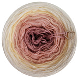 Ombreccino dirty pink, peach, vanilla, creme