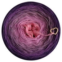 Ombreccino blush, amethyst, violet, lupine, purple