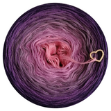 Ombreccino blush, amethyst, violet, lupine, purple
