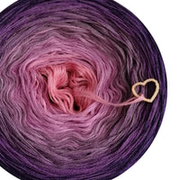 Ombreccino blush, amethyst, violet, lupine, purple