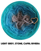 Mandala Ombreccino jasnoszary, kamień, capri, riviera (ta słona)