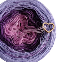 Mandala Ombreccino baby pink, ametyst, łubin, krokus