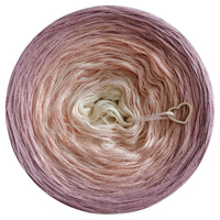 Ombreccino creme, peach, dirty pink