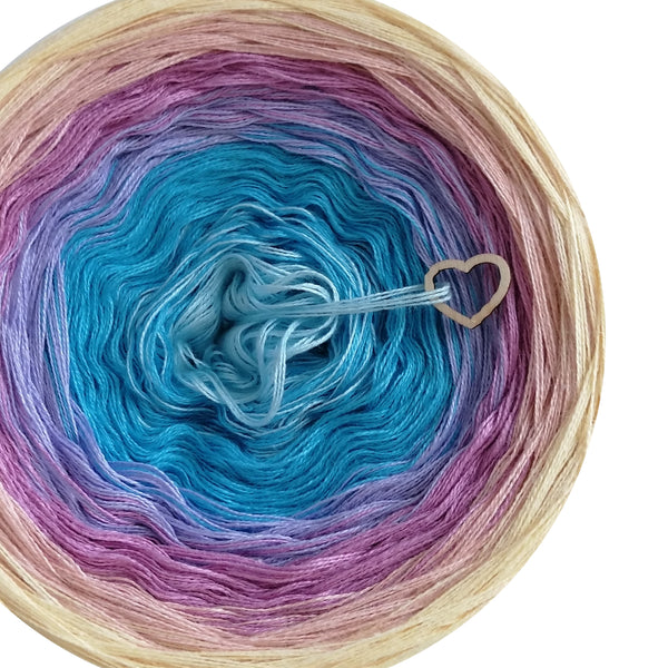 Ombreccino dragonfly, capri, crocus, amethyst, peach, vanilla