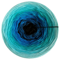 Ombreccino black, seablue, lagoon, riviera, nymph