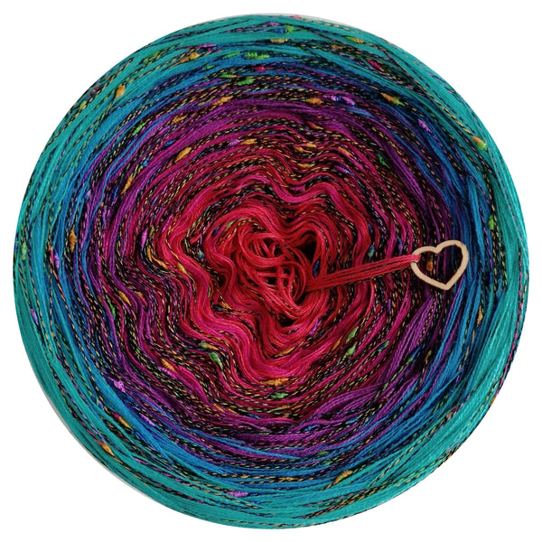 Ombreccino with a slubby thread – Woollyccino