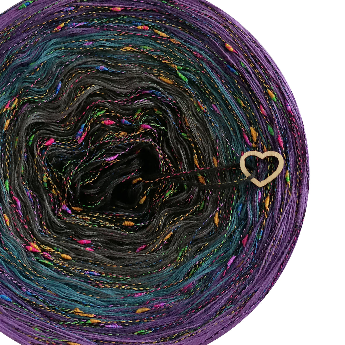 Ombreccino with a slubby thread – Woollyccino
