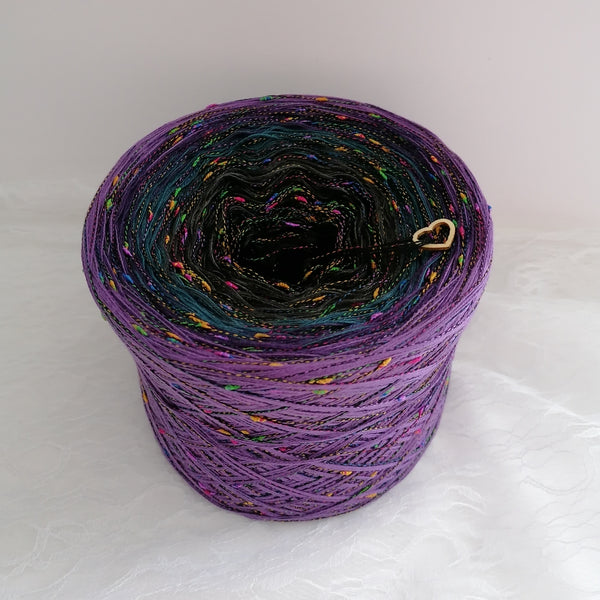 Ombreccino with a slubby thread – Woollyccino