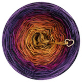 Ombreccino swirl kurkuma, cogn@c, blackberry, purple, lupine + black