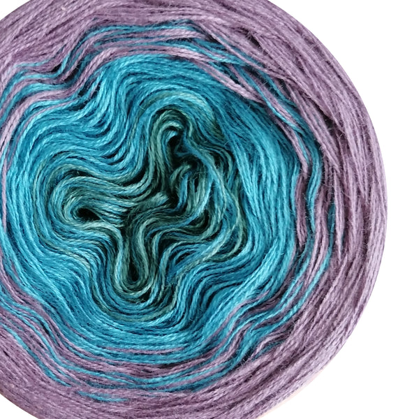 Mandala Ombreccino mięta pieprzowa, jasny benzyna, fiolet