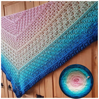 Ombreccino baby pink, creme, pea, riviera, seablue, midnight blue