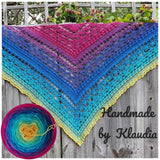 Ombreccino gold, riviera, seablue, hot pink
