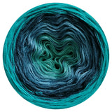 Ombreccino opal, light petrol, petrol, lagoon