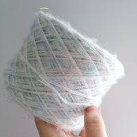 Furryccino 500m - 3 ply wool white & fluffy thread no3