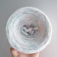 Furryccino 500m - 3 ply wool white & fluffy thread no3