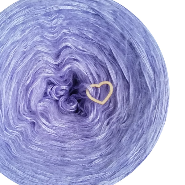 Furryccino 500m - 3 ply crocus & fluffy crocus thread no 4