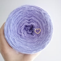 Furryccino 500m - 3 ply crocus & fluffy crocus thread no 4