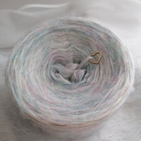 Furryccino 500m - 3 ply wool white & fluffy thread no3