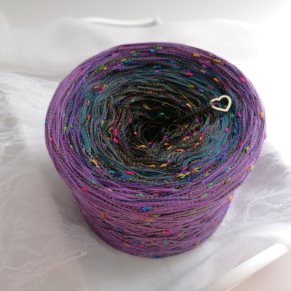 Ombreccino with a slubby thread – Woollyccino