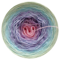 Ombreccino baby pink, crocus, dragonfly, pea