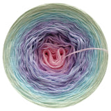 Ombreccino baby pink, crocus, dragonfly, pea