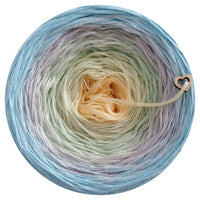 Ombreccino vanilla, pea, light grey, dragonfly