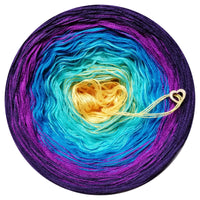 Ombreccino gold, riviera, seablue, thistle, purple